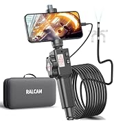 Ralcam Articulating Borescope, Industrial Endoscope Inspection Camera for Android and iOS Smartph...