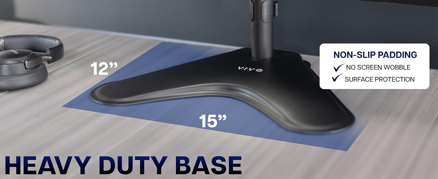 Dual Ultrawide Vertical Monitor Stand