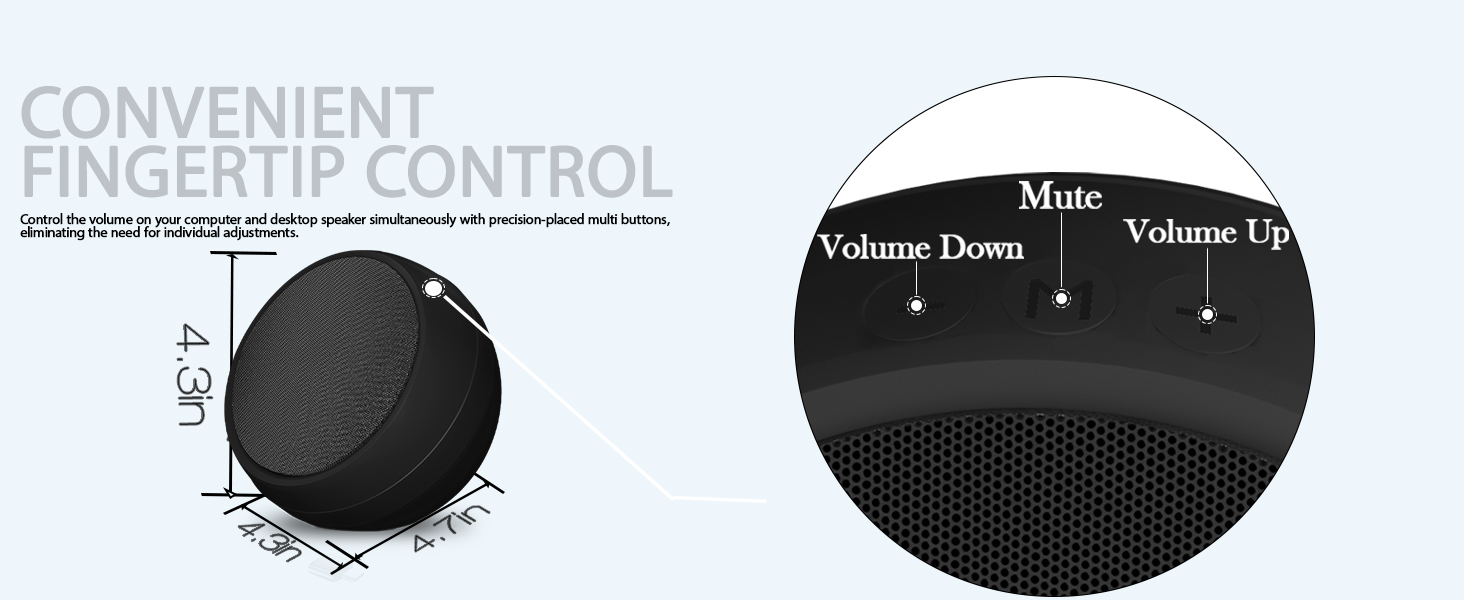 Convenient fingertip control