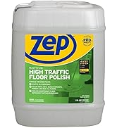 Zep High-Traffic Floor Polish - 5 Gallon (1 Pail) ZUHTFF5G - Pro Formula, Long Lasting Shine