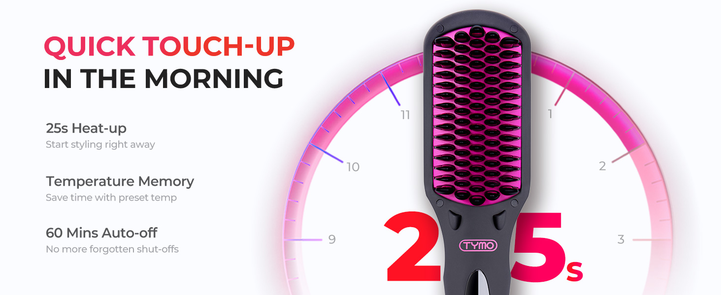 hair straightener brush