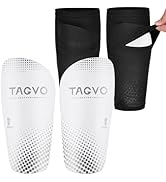 TAGVO Soccer Shin Guards for Kids Youth, Shin Pads and Shin Guard Sleeves with Optimized Insert P...