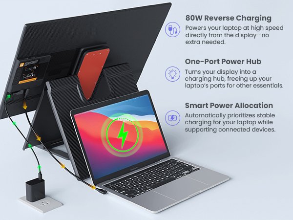 80W Reverse Charging - Share the Power, Stay Charged Together