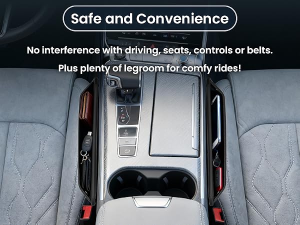Non-interference Car Accessory?Comfy Ride Car Gap Organizer