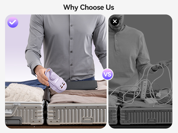  travel essentials travel extension cord 7 in 1 charging station portable power strip