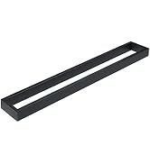 Sayayo Matte Black Towel Bar for Bathroom, 24 Inch Bath Towel Rack Towel Rod Towel Holder Wall Mo...