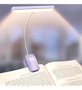 Glocusent 26 LED Book Light, 1200 mAh 90 Hrs Lasting Rechargeable Reading Light, 5 Amber Colors &amp;...