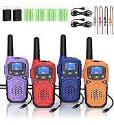 Walkie Talkies for Adults- WokTok Long Range 2 Way Radio for Camping Hiking Hand Held Hiking Acce...