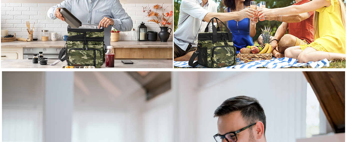 The MIYCOO lunch box for is professional and practical for the office. It keeps work meals fresh.