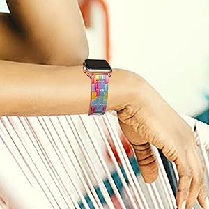 Fashion Resin Light Apple Watch Band - Compatible with Apple Watch Series 6 Series SE