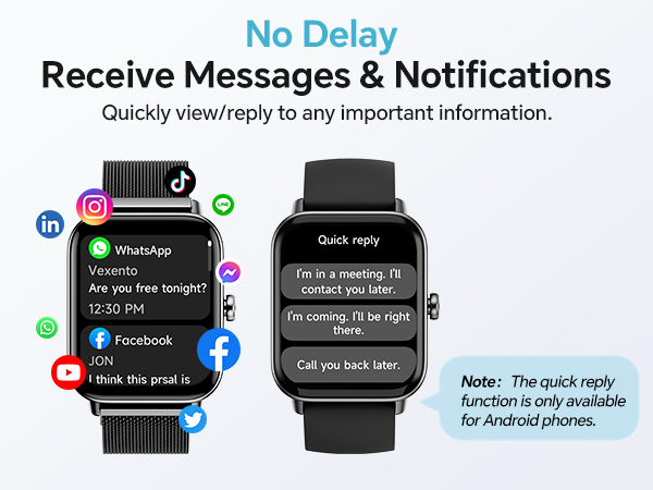 bluetooth 5.3 android smart watch for women