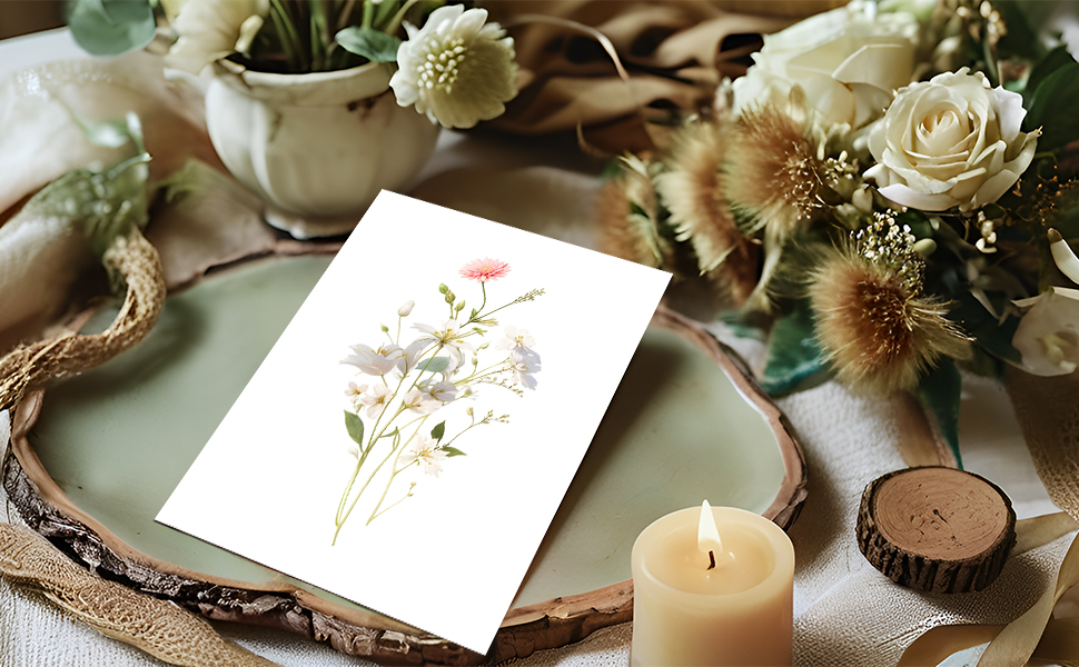 blank cards and envelopes