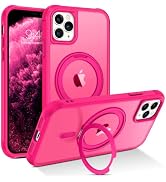 BENTOBEN for Magnetic iPhone 11 Pro Max Phone Case [Compatible with MagSafe] Rotatable Ring Holde...