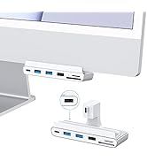 GEWOKLIY USB c hub for iMac 24 inch, 7-in-1 USB C hub, USB 3.0 5Gbps, SD/TF Card Reader, USB c Do...