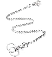 Wallet Chain, Wisdompro 16 inch Heavy Duty Pocket Keychain with Lobster Clasps and 2 Keyrings for...