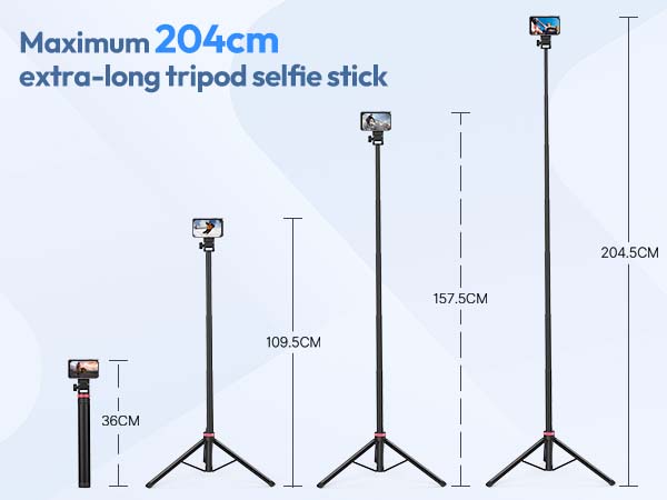 ULANZI MT-79 Extendable Tripod Aluminum, 81" Portable Adjustable Light Stand