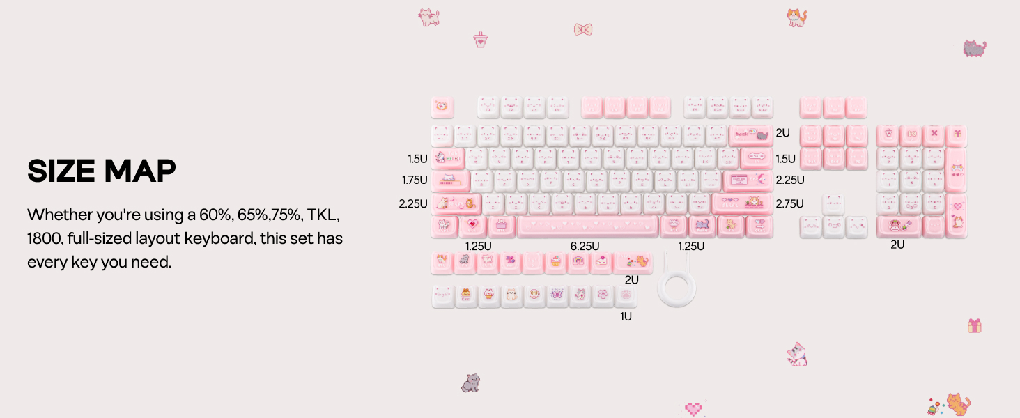 Mewsic Keycaps