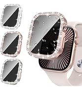 Tensea [3Pack for Apple Watch Screen Protector Case Series 10 42mm Accessories, iWatch Hard PC Di...