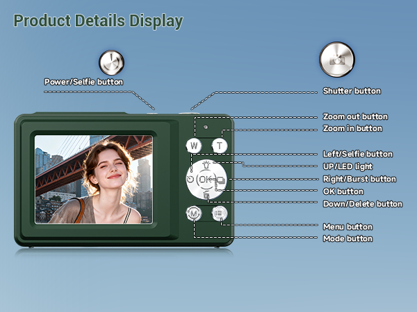 photography camera mini digital camera 56MP digital camera