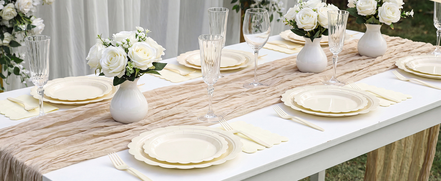ivory plates