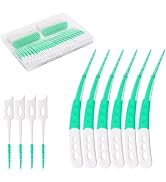 ACSKD Dental Picks for Teeth Cleaning Health,300 Count Dual-Use Toothpicks,144 Count Angled Dispo...