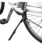 BV Bike Kickstand - Alloy Adjustable Height Rear Side Bicycle Kick Stand, for 24" - 28" Mountain ...