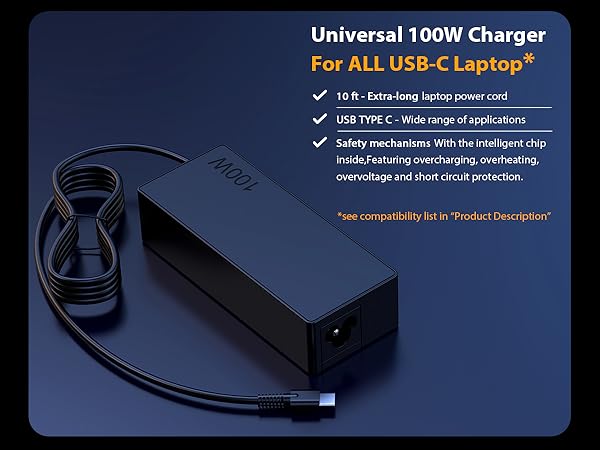 100w usb c laptop charger