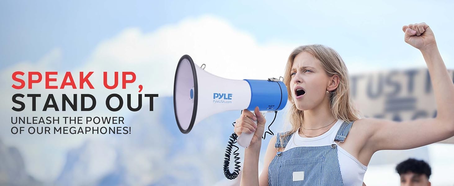 Megaphone Megaphone speaker Megaphone for teachers Bullhorn megaphone megaphone rechargeable