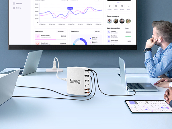 multi usb charging station