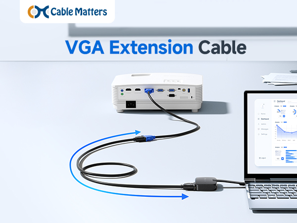 Cable Matters VGA Extension Cable (VGA Cable Male to Female)