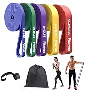 Fitense Resistance Bands Set - Pull Up Bands for Men Women, Exercise Bands Resistance with Door A...
