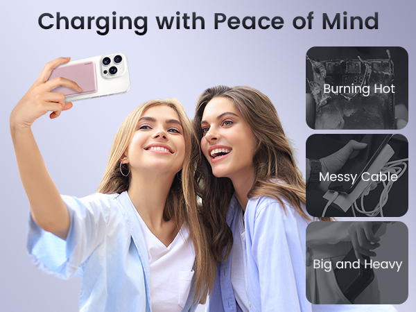 wireless portable charger wireless power bank portable charger magnet