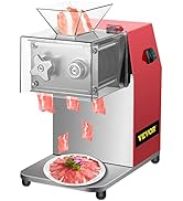 VEVOR Commercial Meat Cutting Machine, 551 Lbs/H 850W Meat Shredding Machine, 3.5mm Blade Electri...