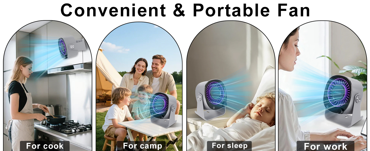 Fans suitable for various scenarios