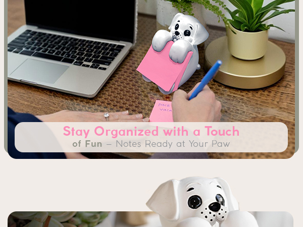 Pop up sticky notes dispenser with colorful sticky notes for desk organization