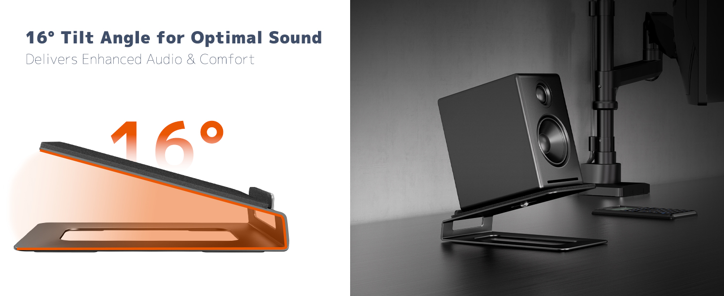 16° Tilt Angle for Optimal Sound