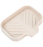 MicoYang Silicone Bathroom Soap Dishes with Drain Spout-Bathroom and Kitchen Sink Organizer,Spong...