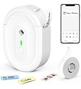 HKHKPI Label Maker Machine with Tape, Small Portable Bluetooth Label Printer, Handheld Mini Label...