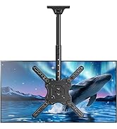 MOUNTUP Ceiling TV Mount for Most 24''- 65'' TVs, Hanging TV Ceiling Mount for 32 42 43 50 55 60 ...