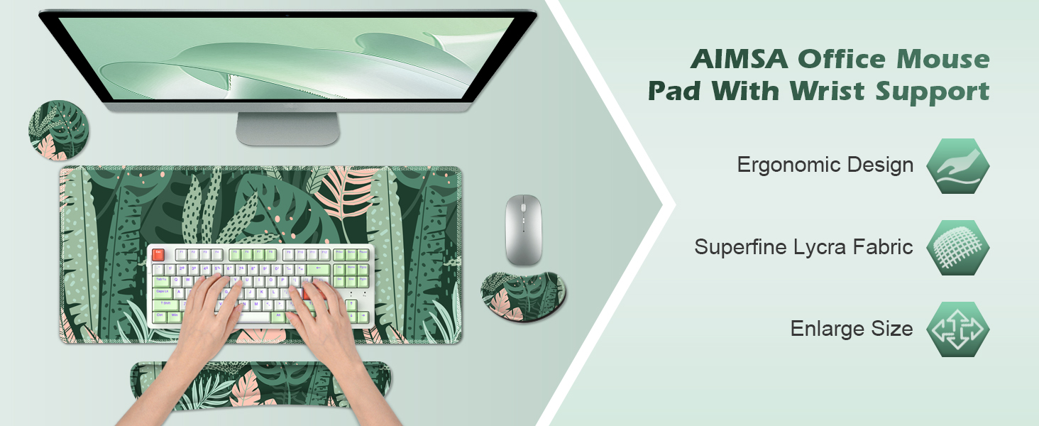 AIMSA office mouse pad
