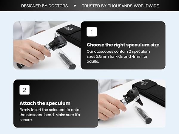 Mini Otoscope/ Ear Scope with Light