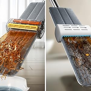 Microfiber Mop Flat Mop Large Flat Mops Floor Cleaning Mop Wet and Dust Mop
