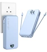 Ffnpua Portable Charger with Wall Plug, 20000mAh USB C Power Bank Fast Charging, External Battery...