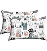 GABraden Satin Pillowcase 2PCS,Mulberry Silk Feeling Pillow Cases for Hair and Skin with Hidden Z...