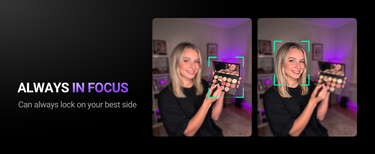 Auo-focus webcam