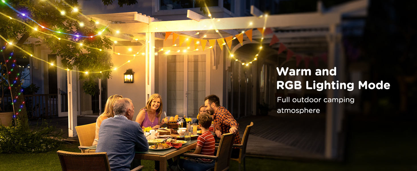 camping string lights