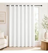 Deconovo 100% Blackout Curtains, Thermal Insulated Window Drapes, Noise Reducing Panels, Black Li...