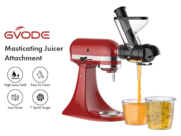 Masticating Juicer Attachment for KitchenAid Stand Mixer