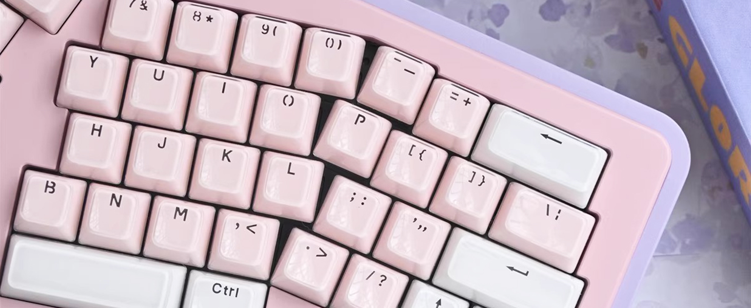 Pink Crystal Keycaps