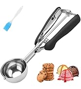 Large Cookie Scoop 3 Tablespoon, Size #20 Dough Scoops for Baking, Trigger Ice Cream Scooper, Sta...